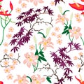 Japanese botanical print.